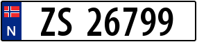 Truck License Plate